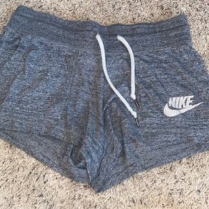 Grey Nike sweat shorts